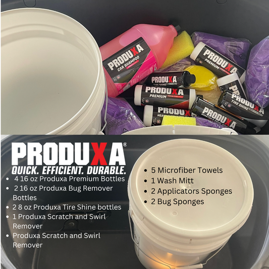 Introducing the PRODUXA 5-Gallon Premium Car Care Bucket: Your Ultimate All-in-One Detailing Solution