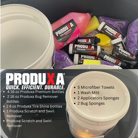 🪣 The Ultimate Detailing Combo: Discover the Power of the PRODUXA Shine & Shield Gloss Bucket