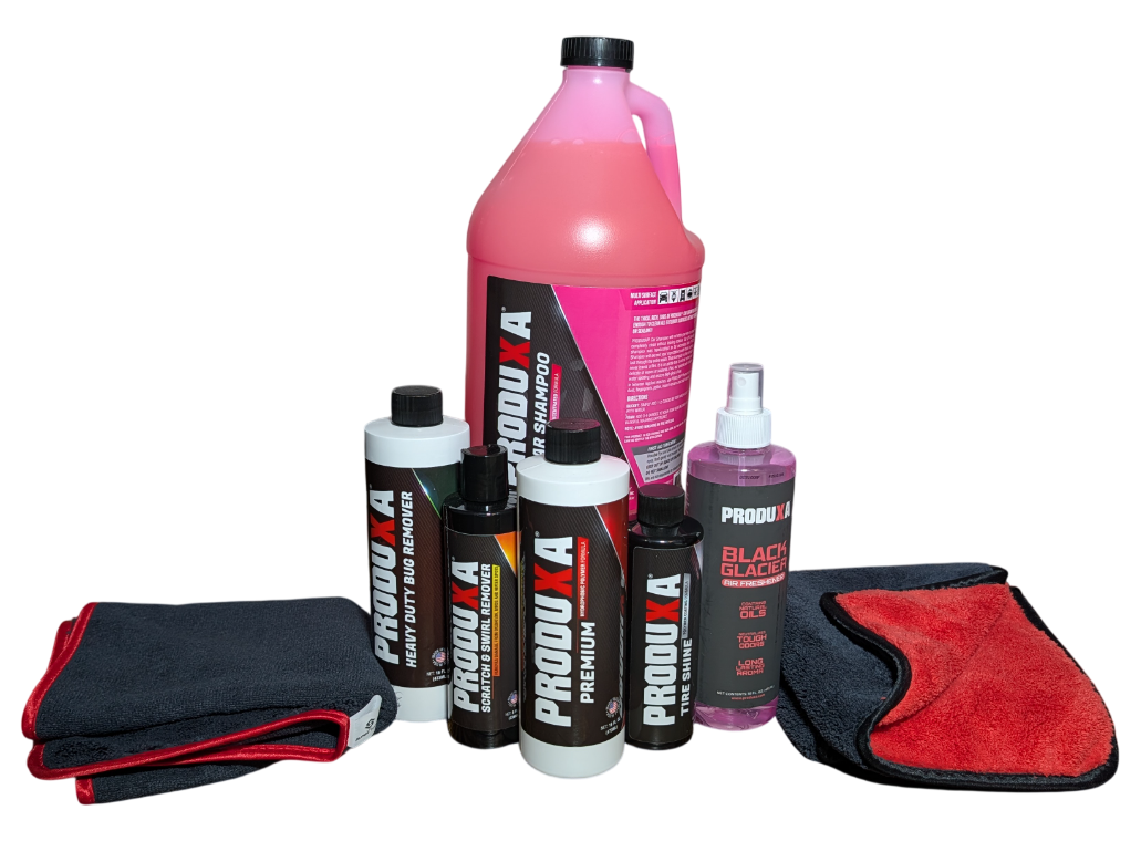 Produxa Complete Car Detailing Kit – All-In-One Clean, Shine & Protect