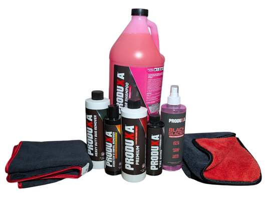 Produxa Complete Car Detailing Kit – All-In-One Clean, Shine & Protect