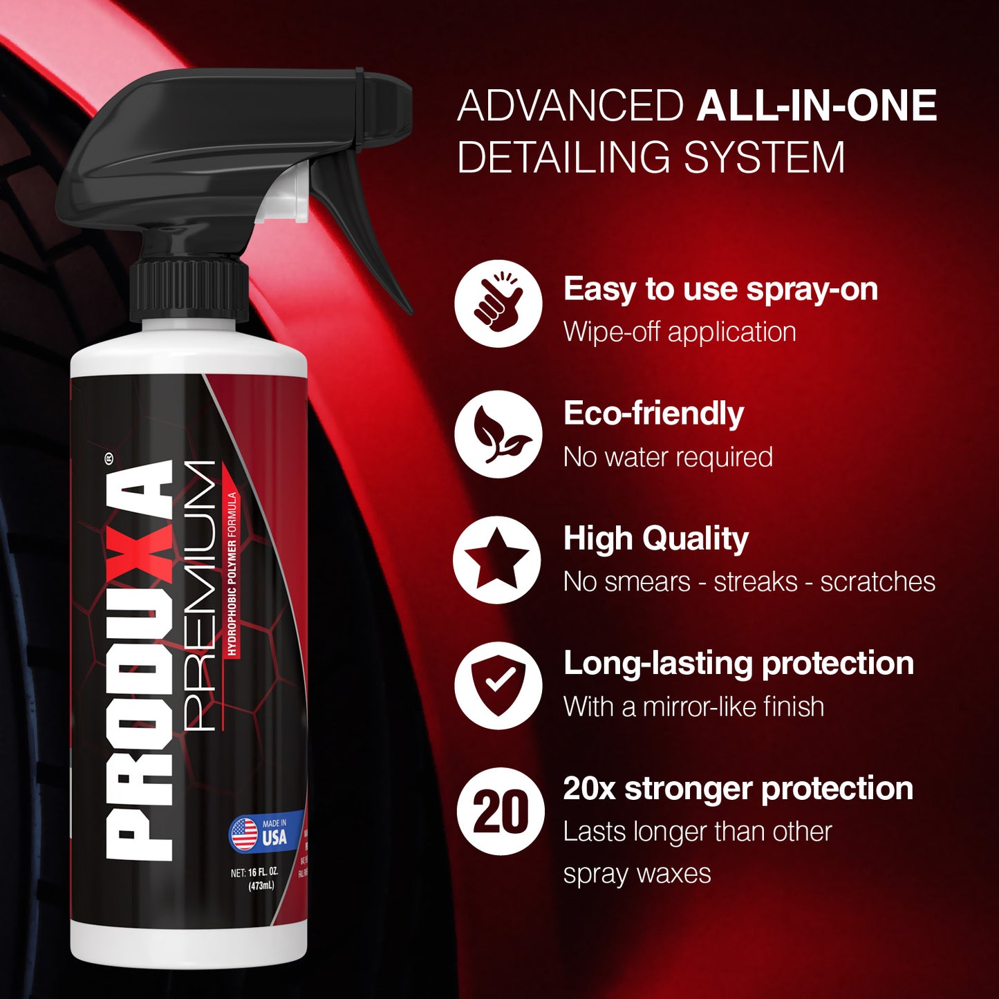 PRODUXA® PREMIUM - 16oz  STANDALONE Bottles